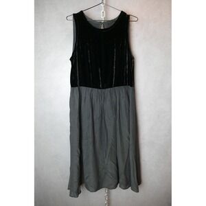 Black Velvet CP Shades Sleeveless Midi Dress‎ Casual Women
